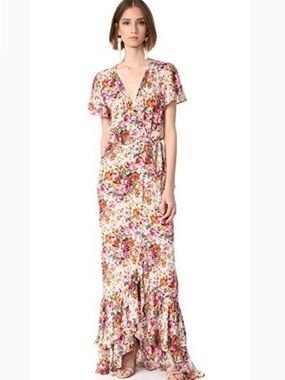 Auguste Floral Wrap Maxi Dress